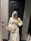 Sofia Tasarım Tensel Elbise | Krem