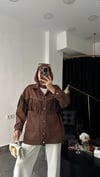Süet Püsküllü Tasarım Ceket /Kahverengi