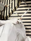 Swarovski Pelerinli Tasarım Elbise Beyaz