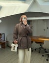 Yeni Model Rana Kaşe Kaban Vizon