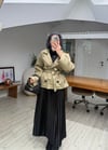 Yeniii Premium Kruvaze Trençkot Olive