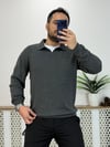 Antrasit Polo Yaka Regular Fit Triko K0020