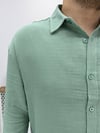 Çağla Oversize Müslin Gömlek G0041