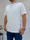 Clas Bisiklet Yaka Beyaz T-shirt T0031