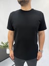 Clas Bisiklet Yaka Siyah T-shirt T0032