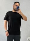 Clas Bisiklet Yaka Siyah T-shirt T0032