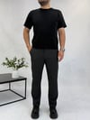Clas Bisiklet Yaka Siyah T-shirt T0032