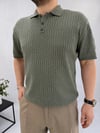 Comfort Haki Örme Tşhirt T0026