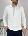 Ekru Önü Düğmeli Model Hırka K0002