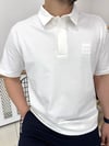 Ekru Polo Yaka Düğme Pat Tshirt T0011