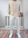 Ekru Regular Fit Kumaş Pantolon P0032