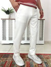 Ekru Regular Kalıp Lastik Bel Pantolon P0023