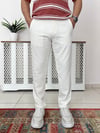 Ekru Regular Kalıp Lastik Bel Pantolon P0023