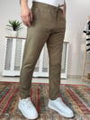 Haki Keten Pantolon 