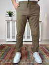Haki Keten Pantolon 