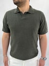 Haki Regular Fit Örme T-shirt T0025