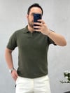 Haki Regular Fit Örme T-shirt T0025