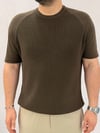 Kahverengi Triko T-shirt T0030