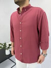 Kiremit Oversize Pamuk Gömlek G0035