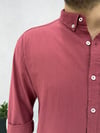 Kiremit Oversize Pamuk Gömlek G0035