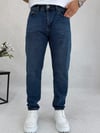 Koyu Mavi Boyfriend Kalıp Kot Pantolon P0038