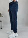Koyu Mavi Boyfriend Kalıp Kot Pantolon P0038