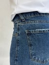 Koyu Mavi Boyfriend Kalıp Kot Pantolon P0038
