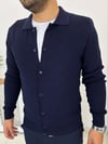 Lacivert Önü Düğmeli Model Hırka K0001