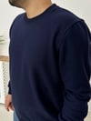 Lacivert Selanik Sweatshirt  K0011