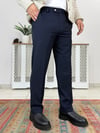 Lüx Regular Kalıp Lacivert Kumaş Pantolon P0028