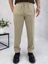 Taş Rengi Lastik Bel Regular Pantolon P0038