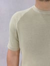 Taş Rengi Triko T-shirt T0029