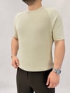 Taş Rengi Triko T-shirt T0029