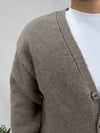 Wool Yün Hırka Ceket Vizon Rengi K0027