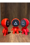 3'lü Set Masaüstü Squid Game Figür (13cm)