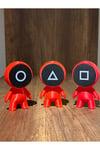 3'lü Set Masaüstü Squid Game Figür (13cm)