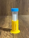 50 ml Falkon Santrifüj Tekli Deney Tüpü Standı (3 ADET GÖNDERİLİR - Sarı) (Tüp görsel amaçlıdır)
