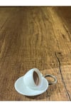 Kahve Fincanı Anahtarlık - Dekoratif Mini Fincan Modeli (2 Adet)
