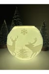 Noel Temalı Küre Mumluk (Mumlar Dahil Değildir)