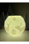 Noel Temalı Küre Mumluk (Mumlar Dahil Değildir)