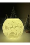 Noel Temalı Küre Mumluk (Mumlar Dahil Değildir)