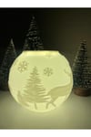 Noel Temalı Küre Mumluk (Mumlar Dahil Değildir)