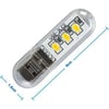 Taşınabilir Mini Usb Led Lamba 3 Led Beyaz 5730 Smd Kamp Stick Led