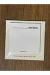 The Memo Pad - Minimalist Bloknot