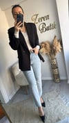 ACI KAHVE BLAZER CEKET