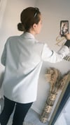 AÇIK GRİ TEK DÜĞME BLAZER CEKET
