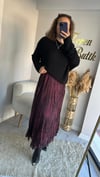 BELİ LASTİKLİ ASİMETRİK TÜL ETEK