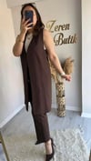 BELİ LASTİKLİ DÜZ PANTOLON