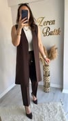 BELİ LASTİKLİ DÜZ PANTOLON