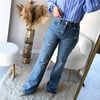 FLARE DENİM PANTOLON